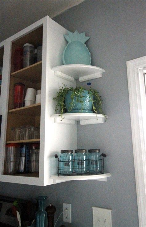 How To Decorate A Kitchen Corner Shelf Leadersrooms