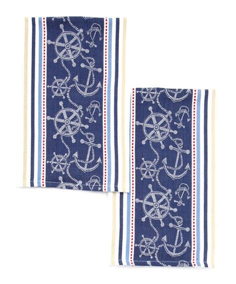 Take A Look At This Anchor Jacquard Dish Towel Set Of Two On Zulily
