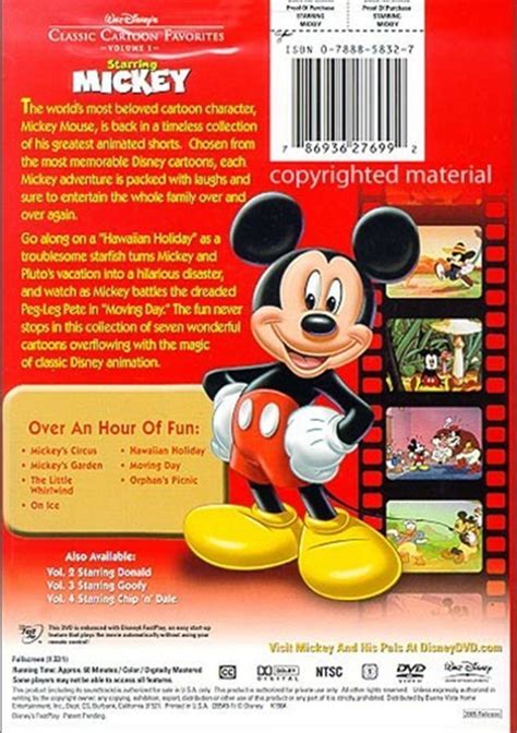 Classic Cartoon Favorites Volume 1 Starring Mickey Dvd Dvd Empire
