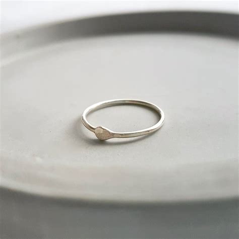 A Delicate Silver Stacking Ring These Rings Look Great On Their Own Or