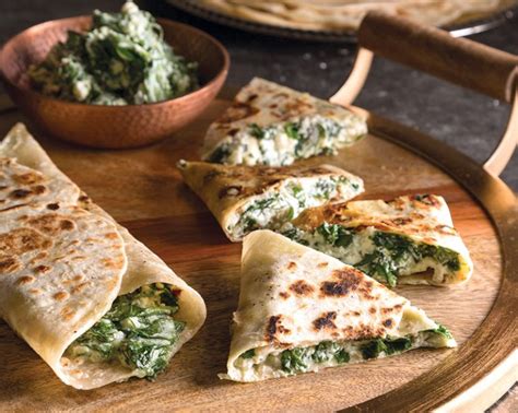 Spinach and Three Cheese Gözleme Bake from Scratch