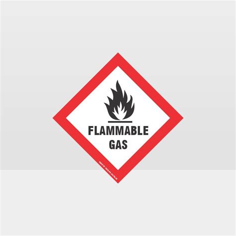 Class 2 Flammable Gas Sign Diamond Shape Sign HAZARD SIGNS NZ