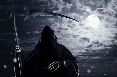 Hd Wallpaper Dark Grim Reaper Armor Crown Scythe Sword Warrior