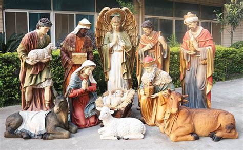 An Awesome 72 Inch Life Size 12 Pc Nativity Set Indoor Outdoor St