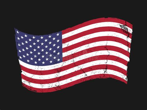 Grunge Flag Of American Stock Vector Illustration Of Freedom 151039611