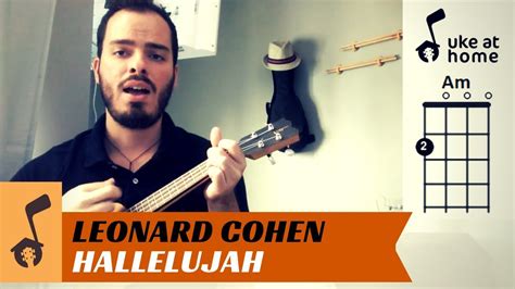 Leonard Cohen Hallelujah Ukulele Tutorial Youtube