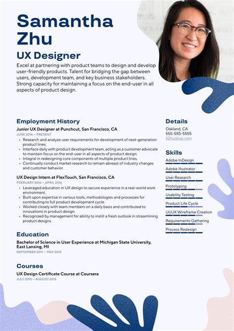 Ux Designer Resume Examples And Writing Tips 2023 Free Guide