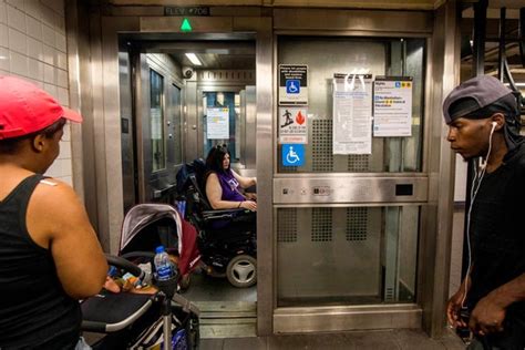 for disabled subway riders the biggest challenge can be getting to the