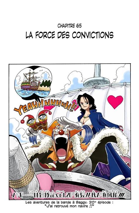 One Piece 65 La Force Des Convictions En Couleurs Lecture En Ligne