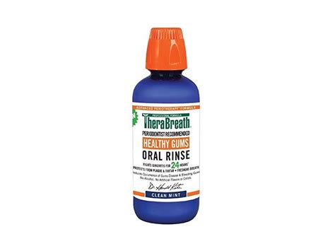 Therabreath Healthy Gums Oral Rinse Clean Mint 16 Fl Oz 473 Ml