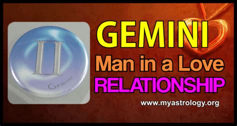 Gemini Man In A Love Relationship My Astrology