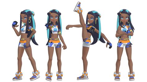 Mmd Pokemon Nessa Sword And Shield Poses Dl By Jonicito1994 On Deviantart