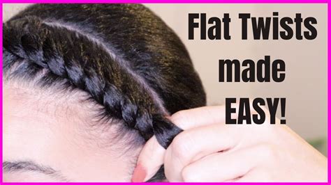 Flat Twists Made Easy Tutorial For Beginners Natural Hair Adore Natural Me