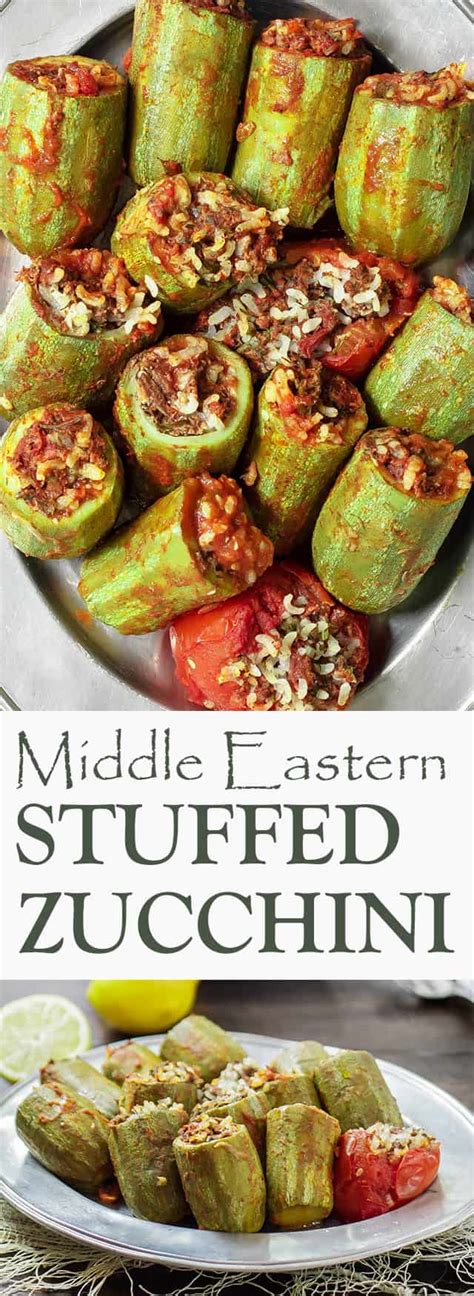 From hollyeats 13 years ago. Middle Eastern Stuffed Zucchini | The Mediterranean Dish