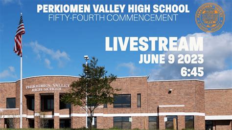 Perkiomen Valley High School 54th Commencement Youtube