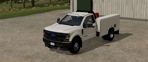 2022 Ford F350 Single Cab Service Truck V10 Fs22 Farming Simulator