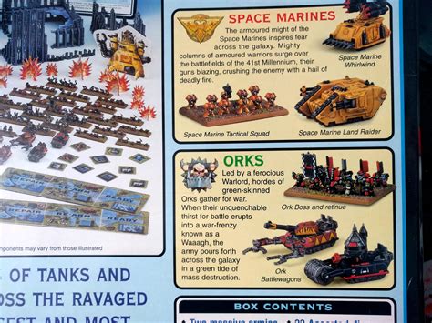 Epic Epic 40k Epic Box Set Orks Space Marines Warhammer 40000