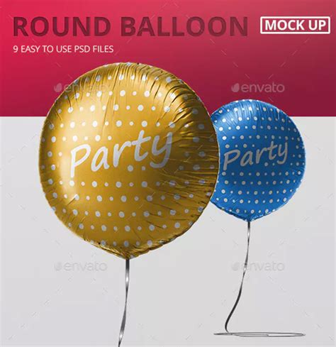 Download 43 Balloon Mockups - Free Premium Photoshop, Illustrator Files Download