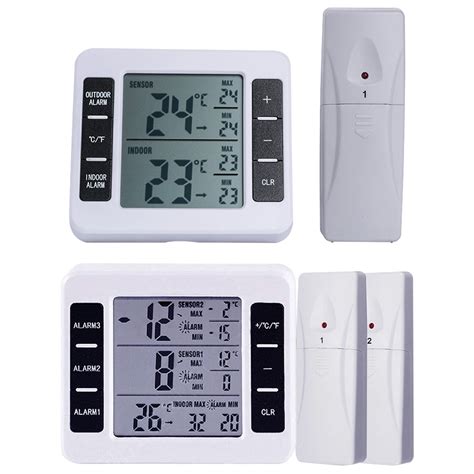 Electronic Wireless Refrigerator Thermometer Digital Thermometer With