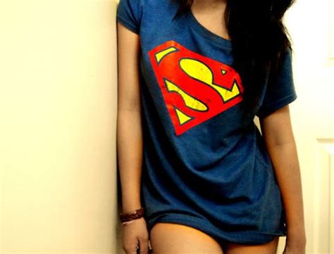 Partofthematrix Visualosities Superman Shirt Fashion Women