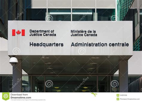 Department Of Justice Canada Headquarters Editorial Photo Image Of