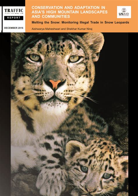 Pdf Melting The Snow Monitoring Illegal Trade In Snow Leopards
