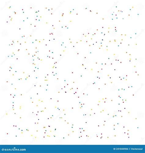 Colorful Random Diffuse Circles Dots Pattern Scattered Speckles