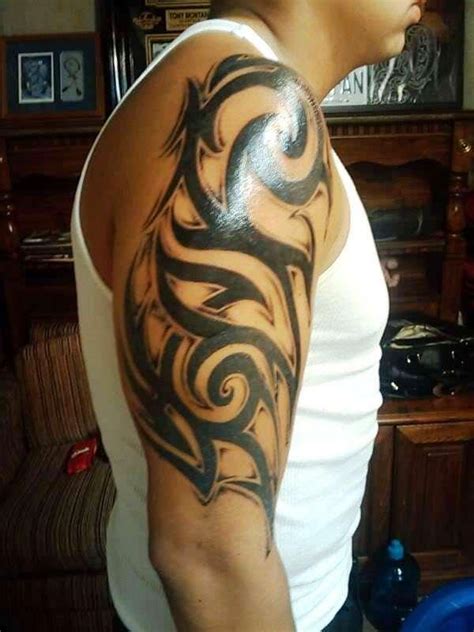The sleeve tattoos give you a variety of designs to select from. 30 Groovy Tribal Arm Tattoos - SloDive