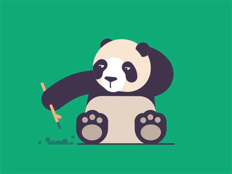 Panda Stick By Iaroslav Kurianovich On Dribbble
