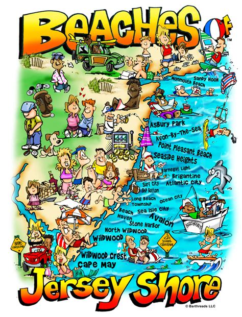 New Jersey Beaches Map Ubicaciondepersonascdmxgobmx