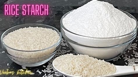 Easy Home Made Rice Starch Youtube