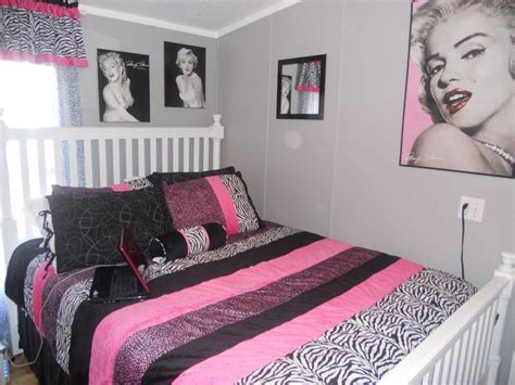 Pink Zebra And Marilyn Monroe Inspired Bedroom Luuux