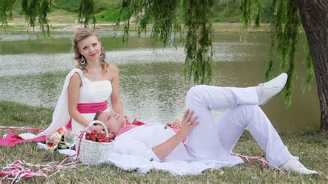 Newlyweds On A Picnic By Beliymax81 Videohive
