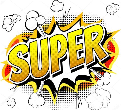 super comic book style word stock vector image by ©noravector 75545899