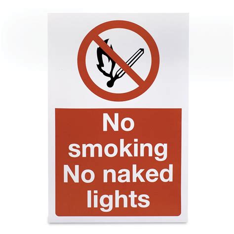 Prohibition Signs No Smoking No Naked Lights Innovest Engineering Co
