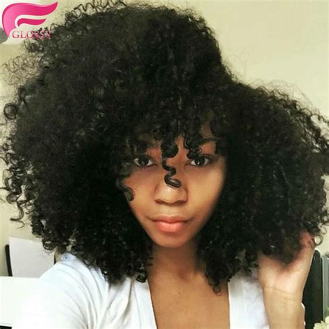 Indian Afro Kinky Curly 3bundles Natural Color Indian Virgin Hair Afro