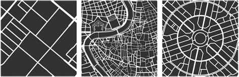 Street Networks One Square Mile Each Exhibiting Varying Complexity