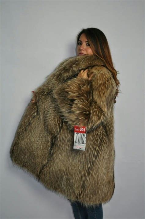 Finnish Raccoon Fur Coat Fur Fashion Fur Coat Raccoon Fur Coat