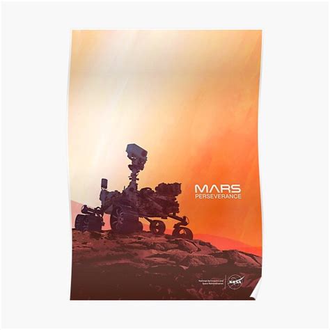 Mars Perseverance Rover V2 Poster For Sale By Arthook Redbubble