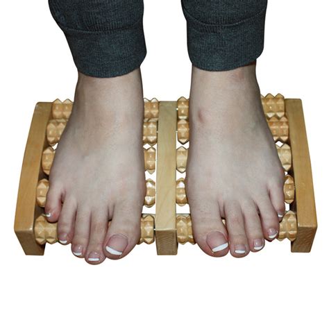 Home Revive Foot Roller Massager By Feetandfeet Premium Cherry Wood