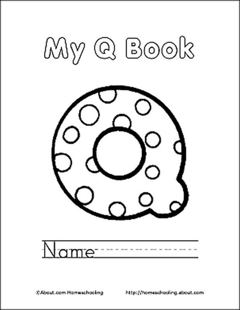 letter q coloring book free printable pages book letters color