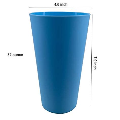 Wexinhao 32 Ounce Plastic Tumblerslarge Drinking Cups Bpa Free