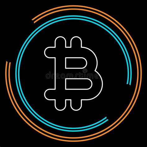 Bit Coin Icon Vector Currency Sign Bitcoin Illustration De Vecteur