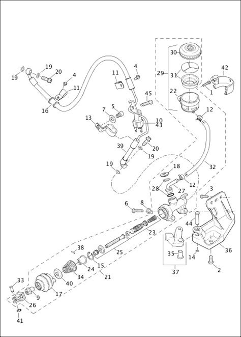 2013 Sportster Models Parts Catalogbrake Master Cylinder Rear 883l