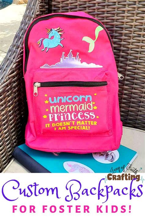Make Your Own Custom Backpack With A Cricut Custom Backpack