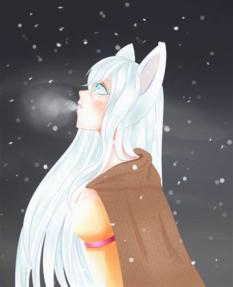 Snowy Wolf By Mochizuki Rin On Deviantart