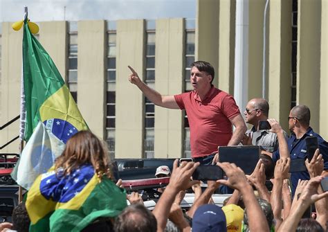 Brazils President Jair Bolsonaro Joined A Rally To End Quarantine Measures