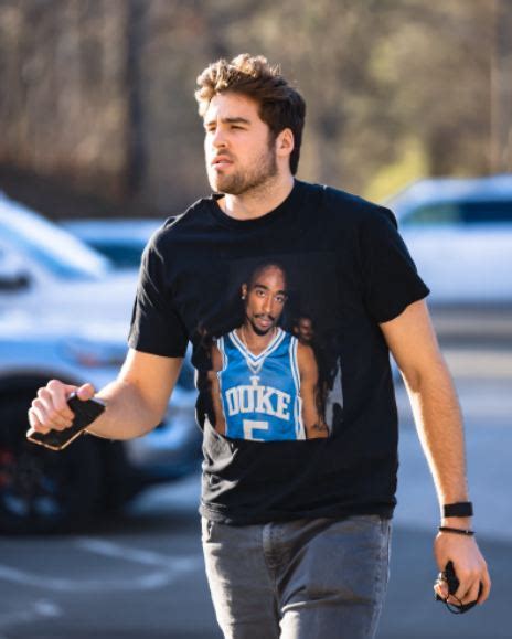 Tupac Shakur 2pac Wearing Duke Jersey T Shirt