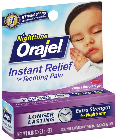 Oragel information about active ingredients, pharmaceutical forms and doses by commerce pharmaceutics, oragel indications, usages and related health products lists. Baby Orajel Nighttime Instant Relief For Teething Pain 0 ...