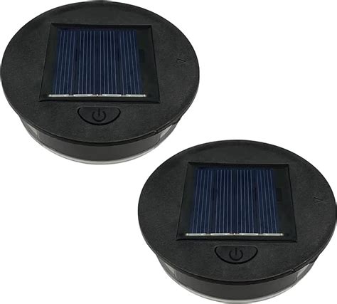 Solar Light Replacement Top Lids For Outdoor Hanging
